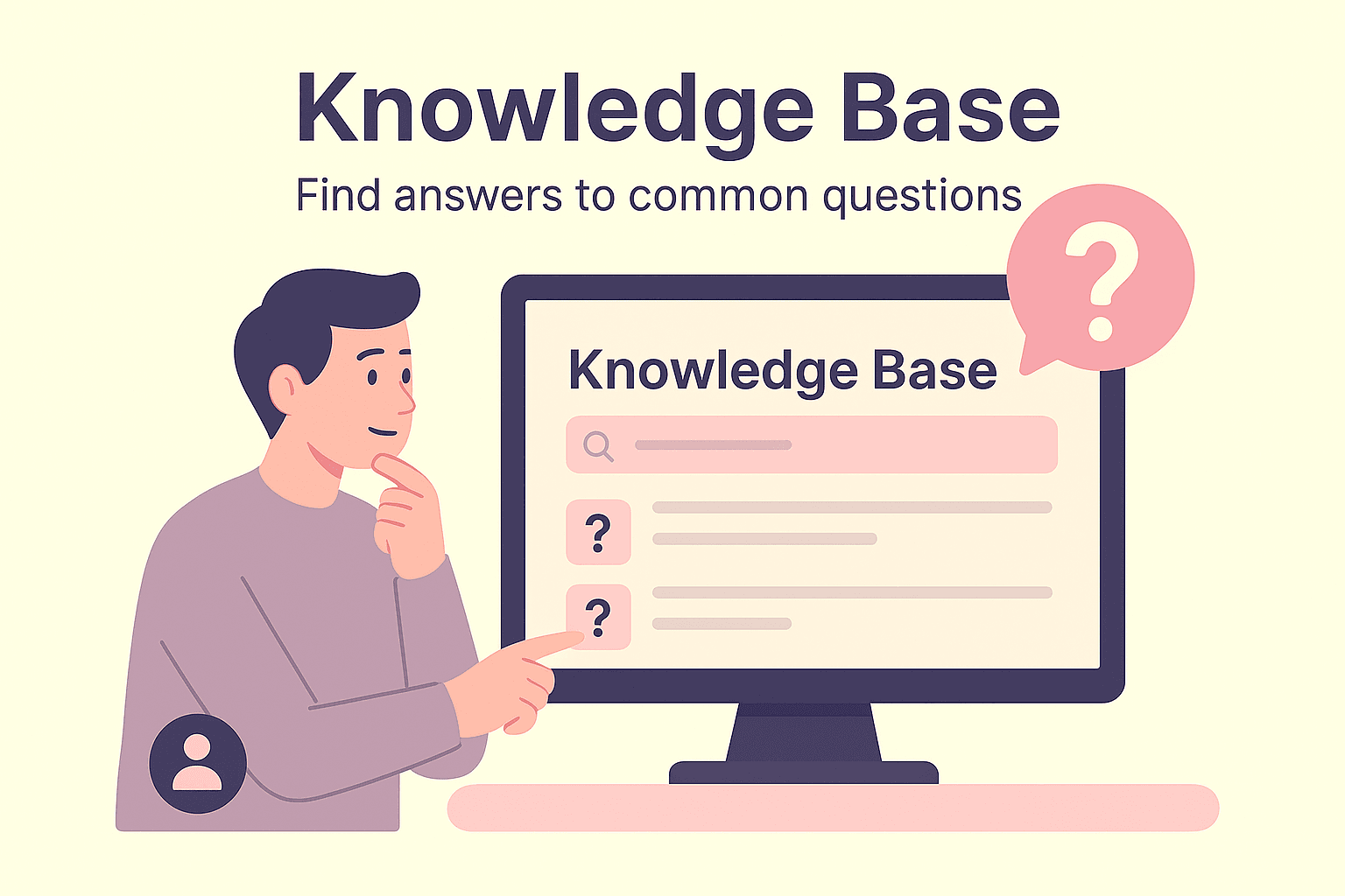 Knowledge base with tags